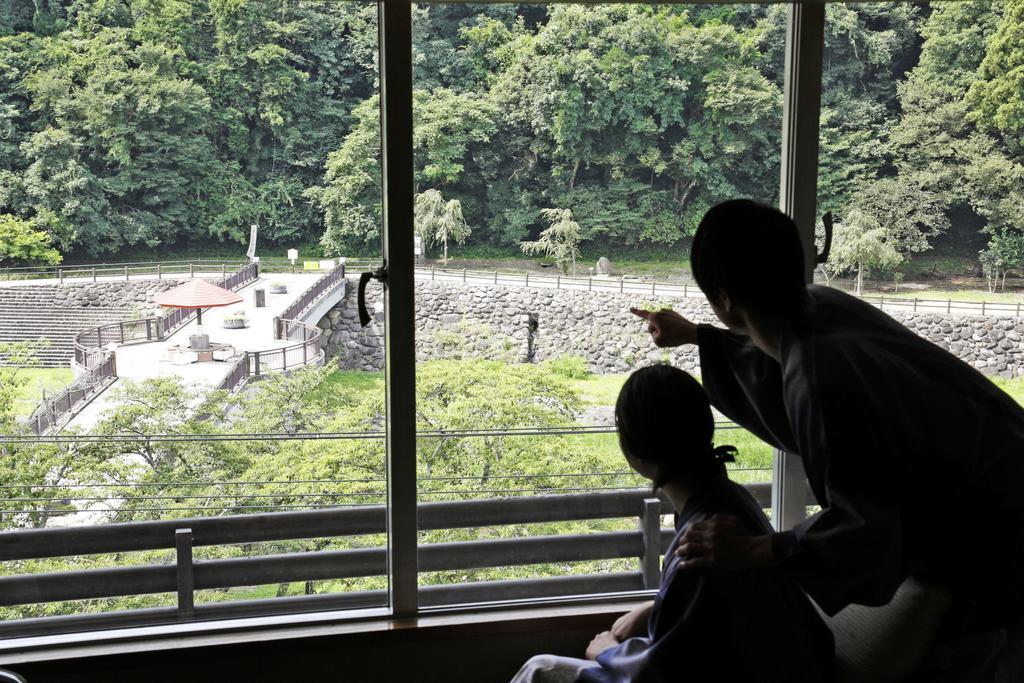 三朝町 三朝馆旅馆酒店 外观 照片