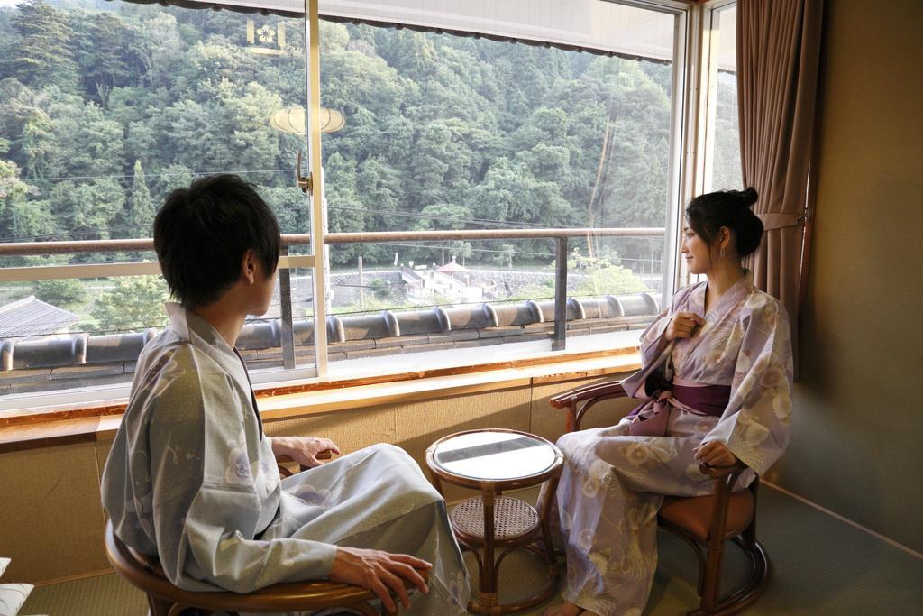 三朝町 三朝馆旅馆酒店 外观 照片
